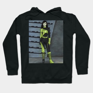 Y2K Goth Shego Hoodie